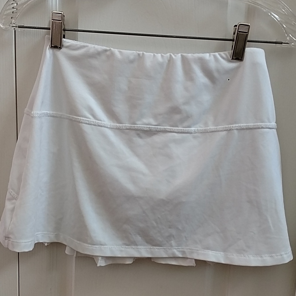 Lucky in Love white tennis skirt